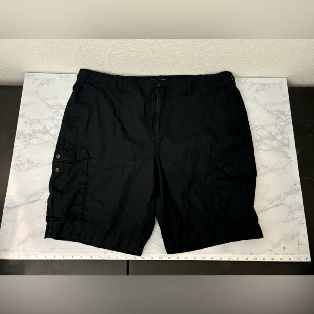 Apt 9 Cargo Shorts Mens Size 42 Pockets Buttons Long Chino Twill 100% Cotton​​
